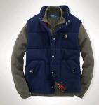 new style polo ralph lauren veste sans manches 2013 hommes polo beau bleu
